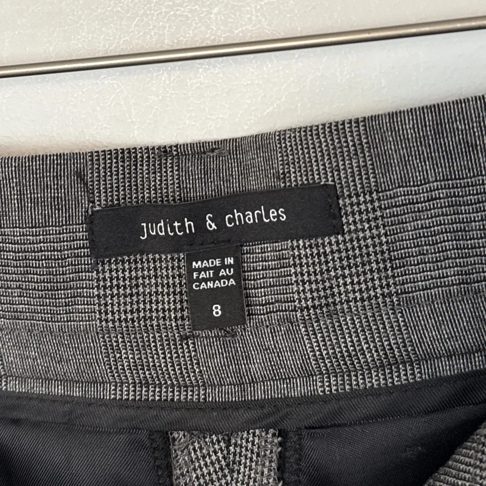 Judith & Charles - Made in Canada! 🇨🇦 Wool Blend trousers / Dress Pants. Size 8 - Picture 8 of 9